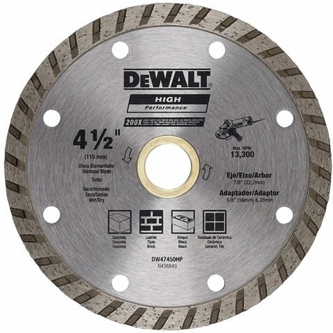 Dewalt DW47450HP Turbo Elmas Disk 115 mm | dewdepo