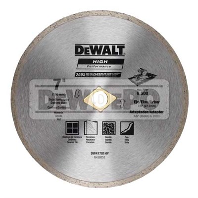 Dewalt DW47701HP Sürekli Kenar Elmas Disk 180 mm