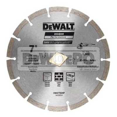 Dewalt DW47702HP Segmanlı Elmas Disk 180 mm