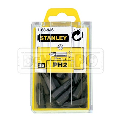 STANLEY 1-68-946 1/4'' Phillips Uç PH2 x 25 mm (25 Adet)